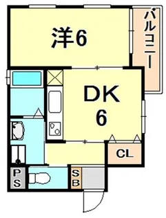 アマランス芦屋【3階】の間取り
