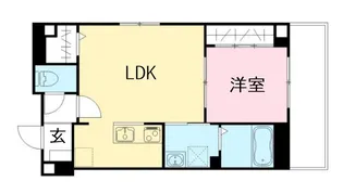 サンシエ神戸元町【4階】の間取り