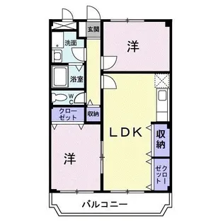 フリーダム武庫の里Ⅰ【1階】の間取り