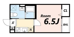 アパッショハート武庫川【1階】の間取り