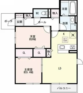 MAISON DE HIRO【1階】の間取り