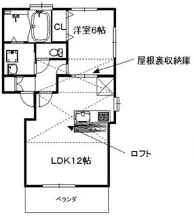 大島ハイツ【2階】の間取り