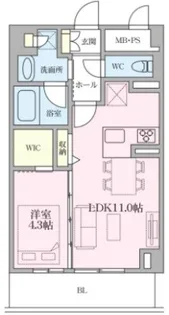 セキュリアコート西宮北口【6階】の間取り