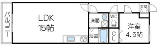プラザ武庫之荘四番館【3階】の間取り