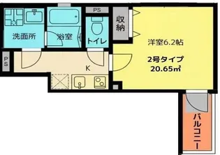 ALEGRIA尼崎西【1階】の間取り