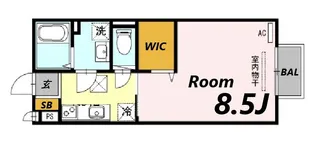 グレイス尼崎 B棟【1階】の間取り