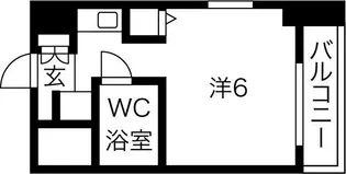 猪名寺パークマンションI【6階】の間取り