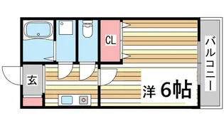 パピヨン青木【3階】の間取り