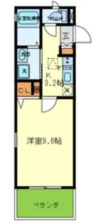 フルール岡本【2階】の間取り