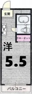 メゾン・ド・エクラン【4階】の間取り