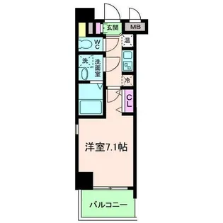 エス・キュート尼崎【2階】の間取り