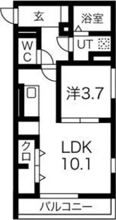 セジュール武庫之荘【3階】の間取り