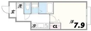 ヴェルデュールTomatsu【1階】の間取り
