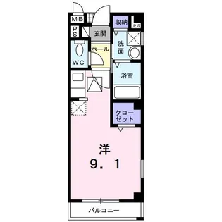 ローレル黒田【2階】の間取り
