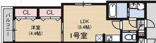 H-maison塚本【2階】の間取り