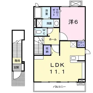 グラン オーブ【2階】の間取り