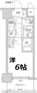 エスリード大阪プライムゲート【10階】の間取り