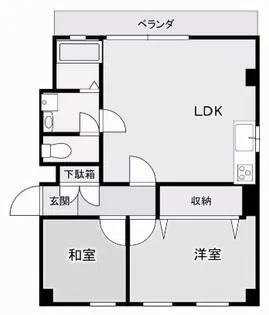 ポコアポコ本山ハウス【4階】の間取り