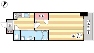 エヴァステージ神戸六甲【3階】の間取り