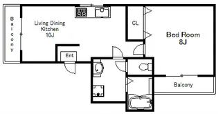 あさひ星が丘マンション【2階】の間取り