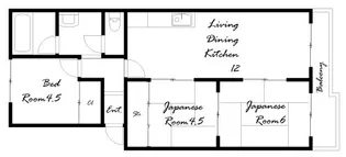 チェリーハイツ【4階】の間取り
