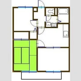 ハイツナカノ【2階】の間取り