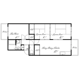 サンハイツ向陽I【2階】の間取り