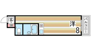 エクセル妙法寺【3階】の間取り