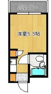 ビレッジ1【5階】の間取り