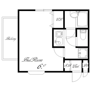 サンウィング神陽【3階】の間取り