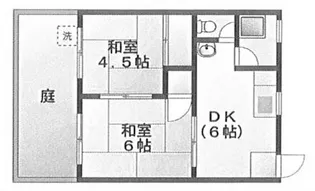 ハイツ4丁目【1階】の間取り