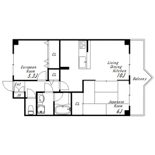 ルナポリス【4階】の間取り