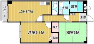 ポコアポコ住吉メゾン【2階】の間取り
