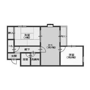 アッシュコート明石【2階】の間取り