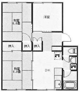 吉川ハイツ【2階】の間取り