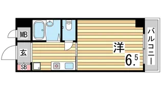 リヴァージュ須磨【2階】の間取り