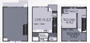 兵庫県明石市松の内1丁目【一戸建】の間取り