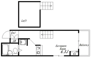 1Rの間取り画像
