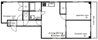 サンピア神戸西【2階】の間取り
