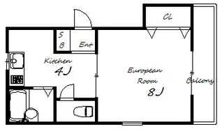 ハニーハイツ【2階】の間取り