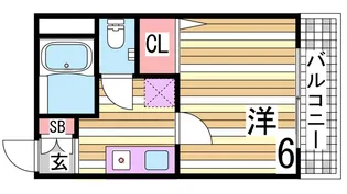 カーサ滝の茶屋【2階】の間取り