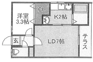 メゾン・ド須磨【1階】の間取り