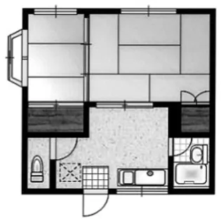 西江井島グリーンハイツ【2階】の間取り