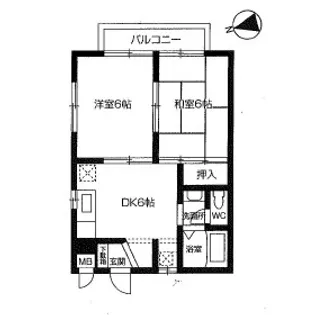 藤ハイツ【1階】の間取り