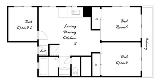 シャトレイユ【2階】の間取り