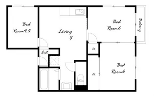 シャトレイユ【5階】の間取り