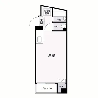 リバティー板宿【4階】の間取り