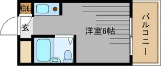 黒田第二ビル【4階】の間取り