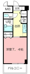 ノイエヴェーレ垂水【3階】の間取り