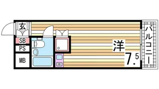 リアライズ今寺【2階】の間取り